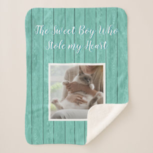 Cobertor Sherpa O Rapaz Que Roubou Minha Foto De Pet De Coração