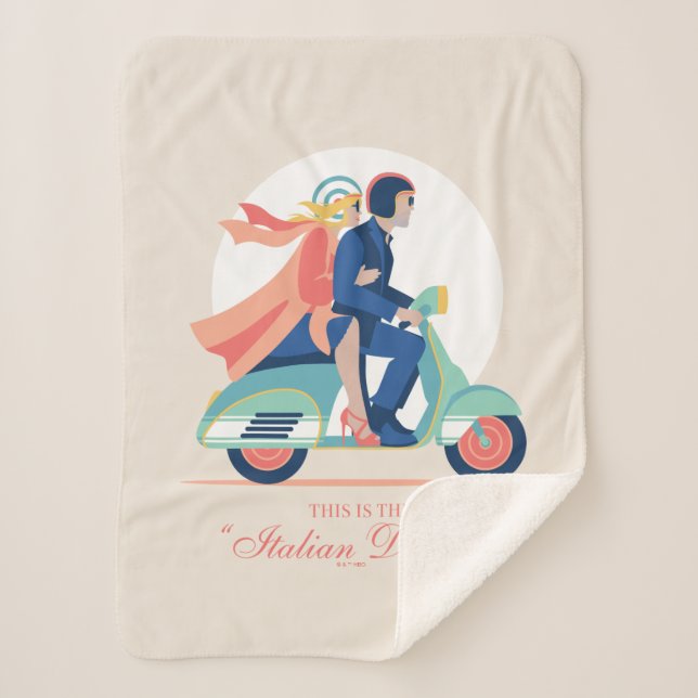 Cobertor Sherpa O Sonho Italiano - O Lotus Branco (Frente)