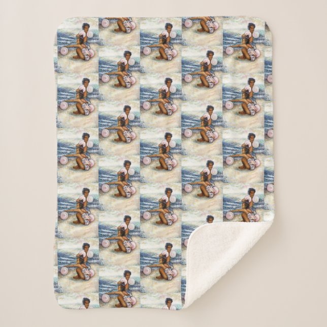 Cobertor Sherpa Obcecado com Conquistar o Impossível (Frente)