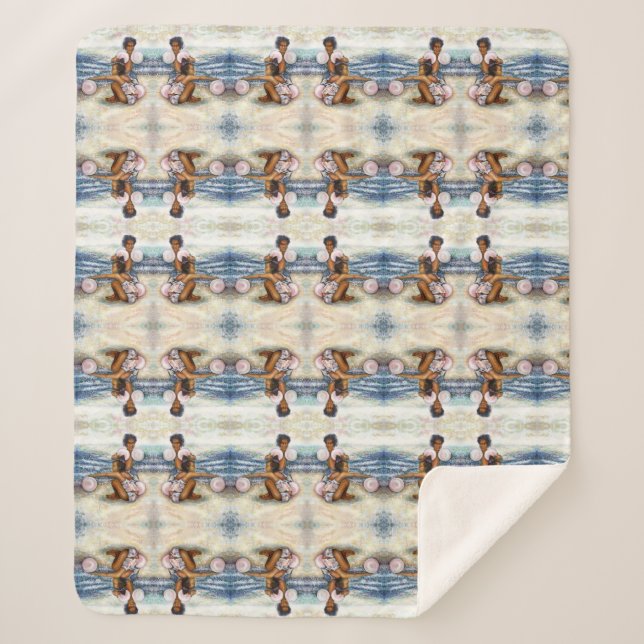 Cobertor Sherpa Obcecado com Conquistar o Impossível (Frente)