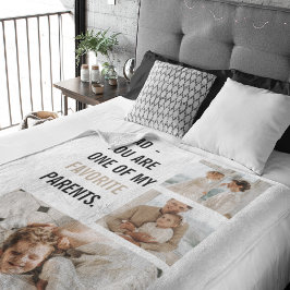 Cobertor Sherpa Oferta de fotos e Dias de os pais felizes para a C