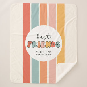 Cobertor Sherpa Ofertas de Besties de BFFs para Melhores Amigos de
