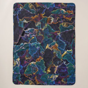 Cobertor Sherpa Oil Slick Sherpa Blanket