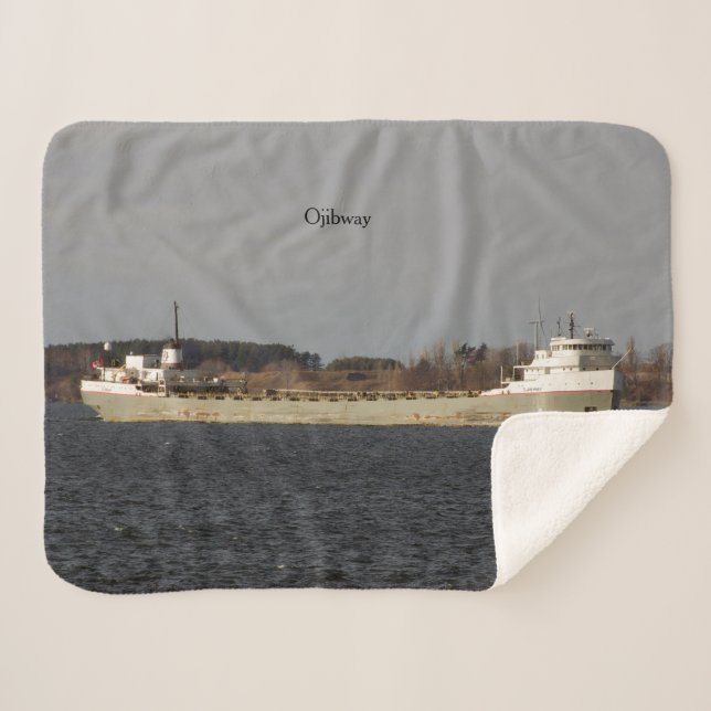 Cobertor Sherpa Ojibway sherpa blanket (Frente (Horizontal))