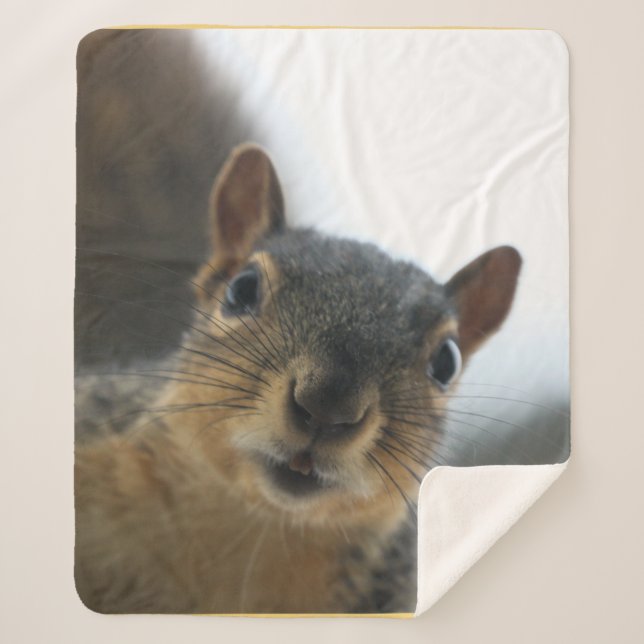 Cobertor Sherpa Olá. (Frente)