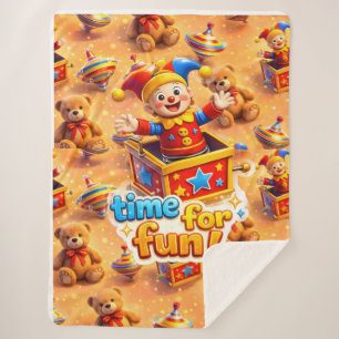 Cobertor Sherpa Olá Joy Jester premium