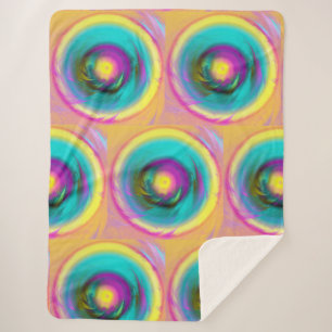 Cobertor Sherpa olho de vórtice