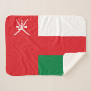 Cobertor Sherpa Oman Flag