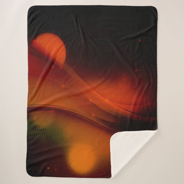 Cobertor Sherpa Onda de incêndio (Frente)
