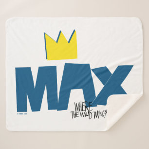 Cobertor Sherpa Onde estão as coisas selvagens Max e Crown