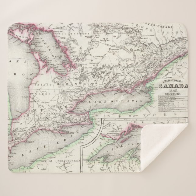 Cobertor Sherpa Ontário, Canadá (Frente (Horizontal))