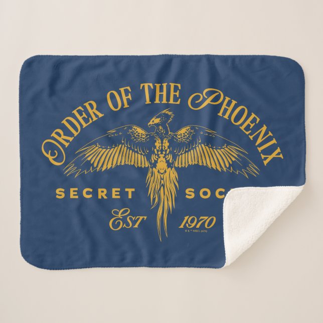 Cobertor Sherpa ORDEM DO PROGRAMA PHOENIX Secret Society (Frente (Horizontal))