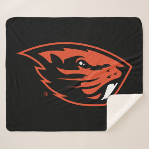 Cobertor Sherpa Oregon State Beavers Cabeça de castor