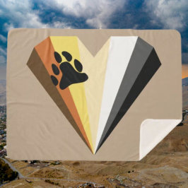 Cobertor Sherpa Orgulho de Urso Louco Sherpa Blanket