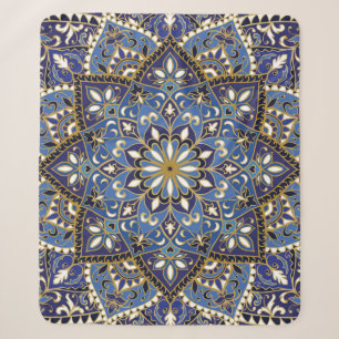 Cobertor Sherpa Oriental Floral: Carpete Vintage