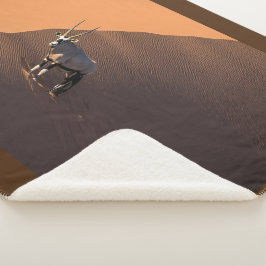 Cobertor Sherpa Oryx na borda, Namíbia