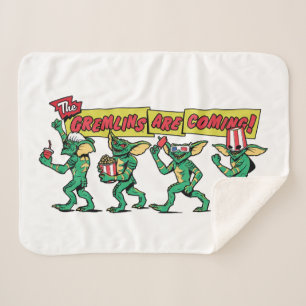 Cobertor Sherpa Os Gremlins™ Estão Chegando