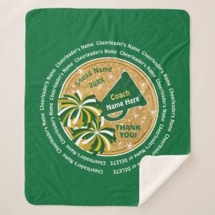 Cobertor Sherpa Os melhores presentes do treinador, todos os nomes