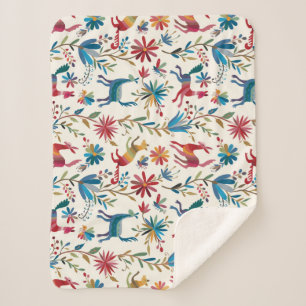 Cobertor Sherpa Otomi Inspirou Design
