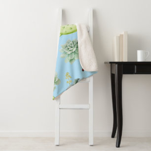 Cobertor Sherpa Padrão Cactus 10