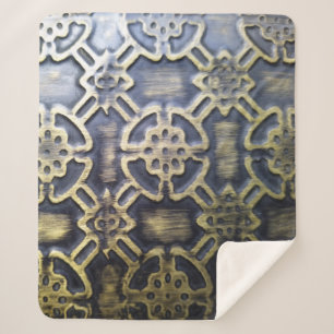 Cobertor Sherpa Padrão de arte tribal africano