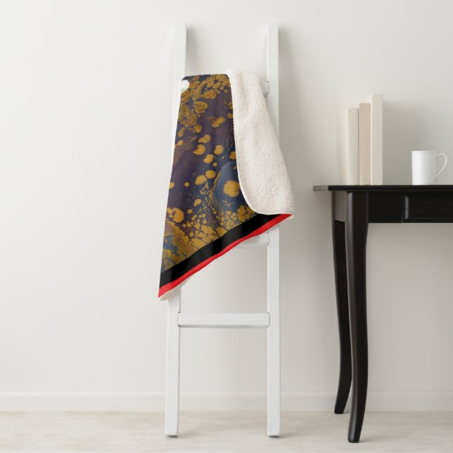 Cobertor Sherpa Padrão de Árvores de Natal (In Situ)