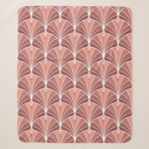 Cobertor Sherpa Padrão de Deco de Arte Invisível. Bba minimalís