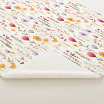 Padrão de Flores Silvestres Botânicas