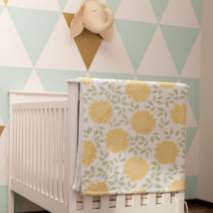 Cobertor Sherpa Padrão de girassol do País Brilhante