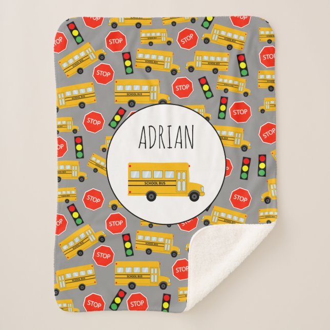 Cobertor Sherpa Padrão de Luzes de Tráfego de Paragem de Barrament (Frente)