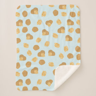 Cobertor Sherpa Padrão de Noz das Nozes Bonitas