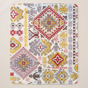 Cobertor Sherpa Padrão de ornamento de paisley de tapley indiano.