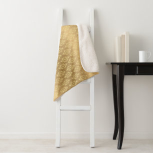 Cobertor Sherpa Padrão de Vintage do Luxury 2