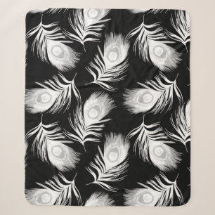 Cobertor Sherpa Padrão decorativo sem descontinuidades com um bel
