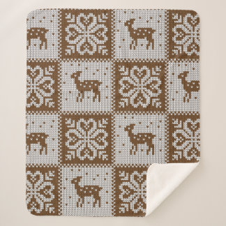 Cobertor Sherpa Padrão decorativo sem descontinuidades da vinheta
