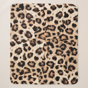 Cobertor Sherpa Padrão Design de Leopardo: Elegância Selvagem.