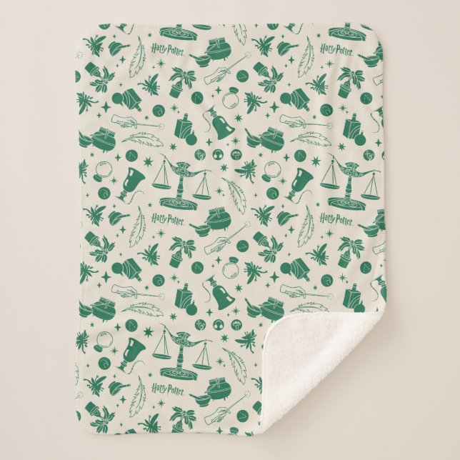 Cobertor Sherpa Padrão do Clube Classe HOGWARTS™ (Frente)