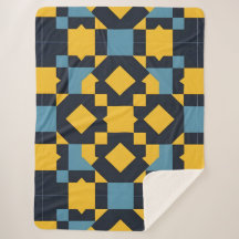 Padrão Geométrico de abstrato com Cores Vibrantes