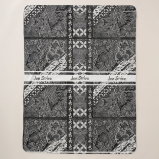 Cobertor Sherpa Padrão moderno de BATIK