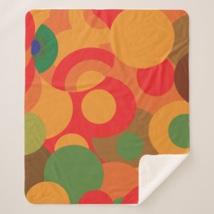 Cobertor Sherpa padrão retrorreflector colorido original