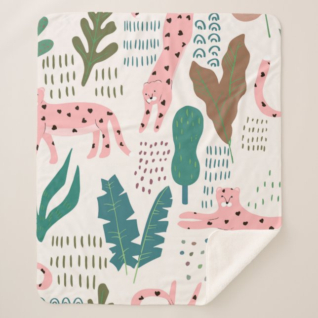 Cobertor Sherpa Padrão sem soldadura (Frente)