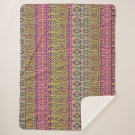 Cobertor Sherpa Padrão Tribal Étnico