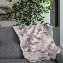 Cobertor Sherpa Padrão Whimsical Twilight Sem Olhos