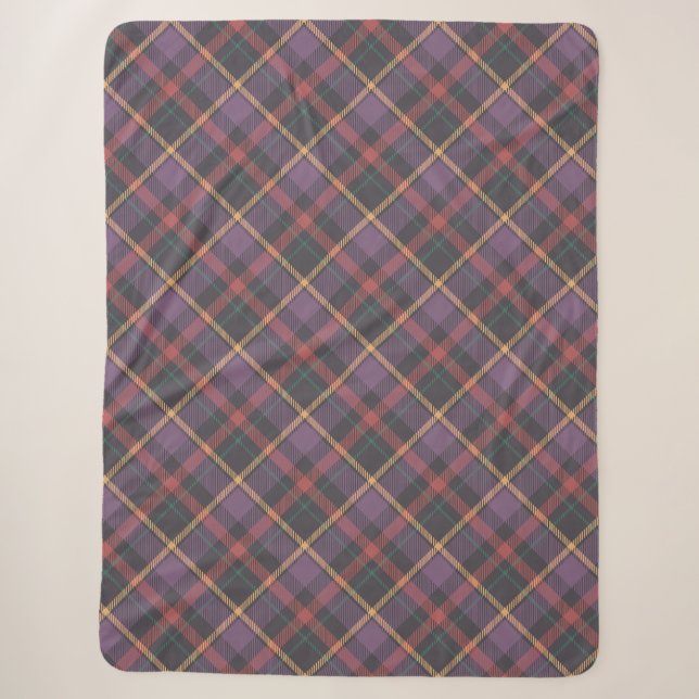 Cobertor Sherpa Padrão Xadrez Clássico (Frente)