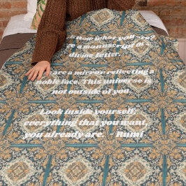 Cobertor Sherpa Padrões de Azulejo Elegante personalizados e prese