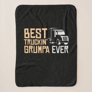 Cobertor Sherpa Pai Dotado Melhor Truckin Grumpa Nunca