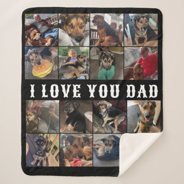 Cobertor Sherpa Pai vazio (Frente)