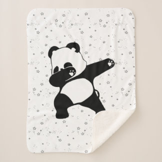 Cobertor Sherpa Panda Dabbing 