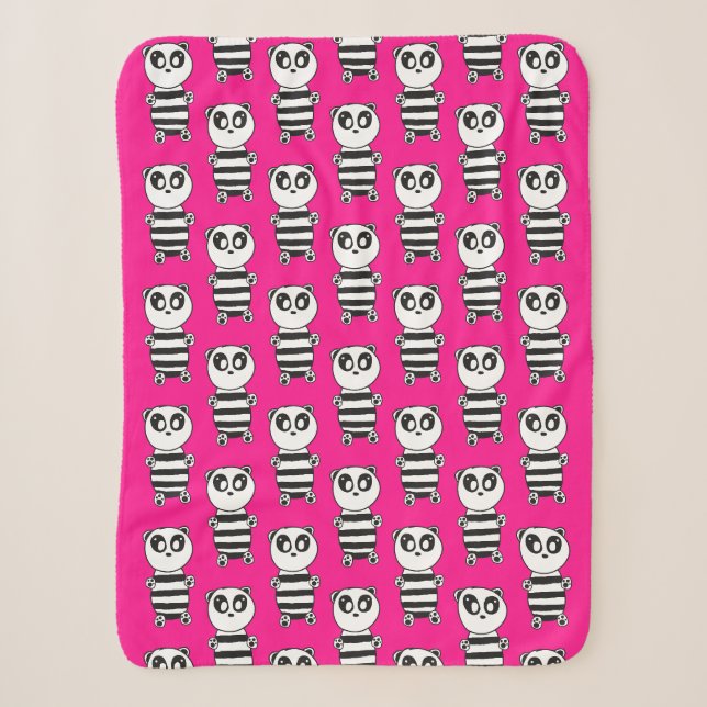 Cobertor Sherpa Panda Kids (Frente)