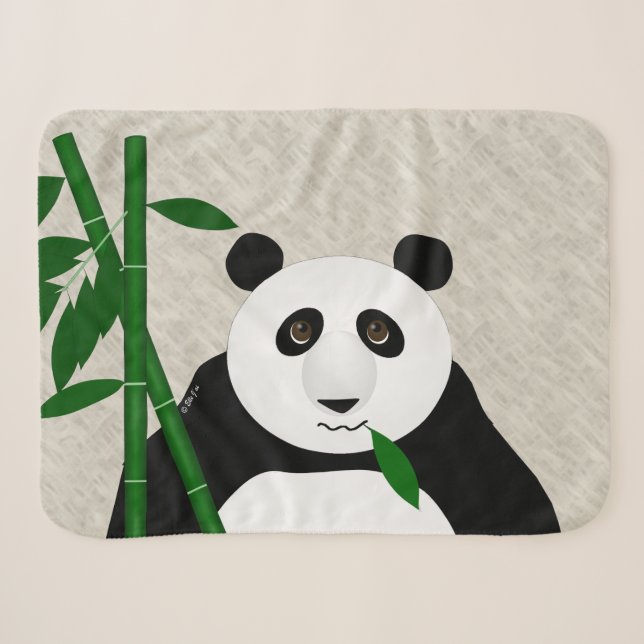 Cobertor Sherpa Panda Small Sherpa Blanket (Frente (Horizontal))